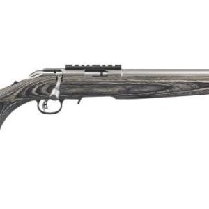 RUGER AMERICAN TARGET 18-INCH 17HMR 9RDS SS THREADED BLACK LAMINATE
