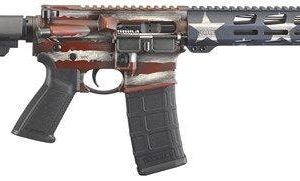 RUGER AR-556 SEMI-AUTO PISTOL AMERICAN-FLAG 30RDS 10.5-INCH .223REM 5.56NATO