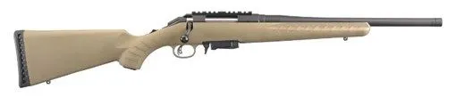 RUGER AMERICAN RANCH FLAT DARK EARTH 7.62X39 16.13-INCH 5RD THREADED BARREL
