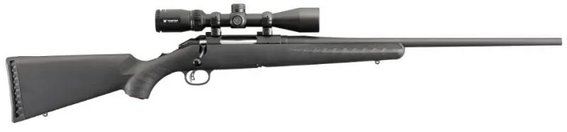 RUGER AMERICAN RIFLE BLACK .308 WIN 22-INCH 4RD W/ VORTEX CROSSFIRE II RIFLESCOPE