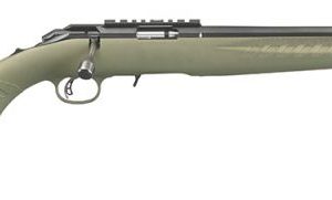 RUGER AMERICAN RIMFIRE OD GREEN / BLUED 17HMR 18-INCH 9RND THREADED