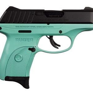 RUGER EC9S TURQUOISE BLUE / BLACK 9MM 3.12-INCH 7RDS