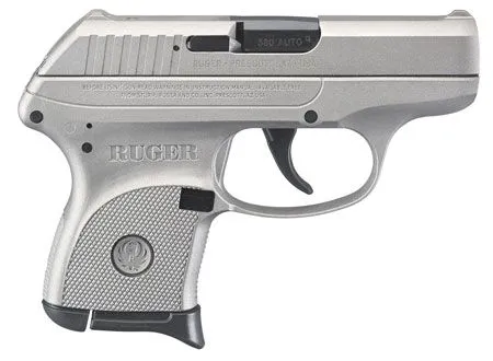 RUGER LCP STAINLNESS STEEL .380 ACP 2.75-INCH 6RD DOUBLE ACTION