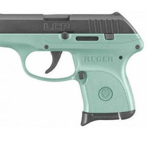 RUGER LCP BLACK / TURQUOISE CERAKOTE .380 ACP 2.75-INCH 6RD TALO EXCLUSIVE