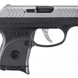 RUGER LCP STAINLESS / BLACK .380 ACP 2.75-INCH 6RDS