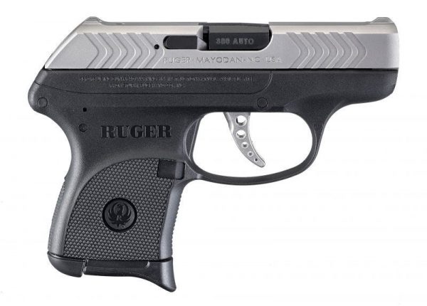 RUGER LCP STAINLESS / BLACK .380 ACP 2.75-INCH 6RDS