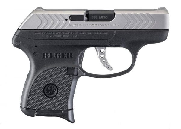 RUGER LCP STAINLESS WITH STAINLESS STEEL SLIDE .380 ACP 2.75" BARREL 6-ROUNDS WITH SLIDE SERRATIONS AND FIXED SIGHTS