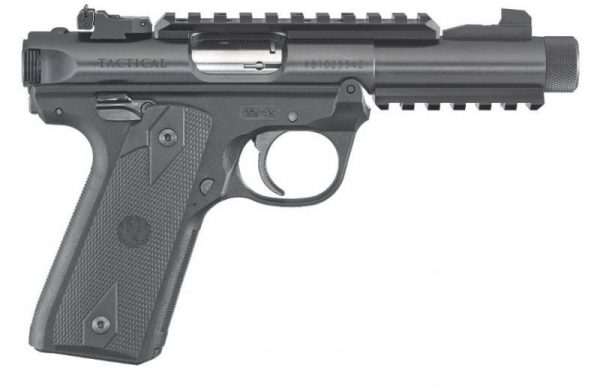 RUGER MKIV 22/45 TACTICAL 22LR 4.4-INCH BARREL 10 ROUNDS