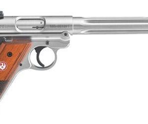 RUGER MARK IV HUNTER STAINLESS .22LR 6.88-IN 10 ROUNDS FLUTED BARREL
