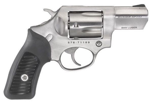 Ruger SP101 9MM 2.25 inch Barrel Stainless with Steel Fixed Sights