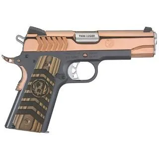 RUGER SR1911 ROSE GOLD / HI-POLISH SS 9MM 4.25-INCH 9RDS