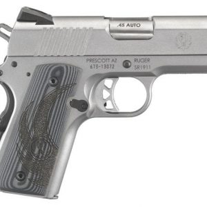 RUGER SR1911 OFFICER STAINLESS .45 ACP 3.6-INCH 7RDS