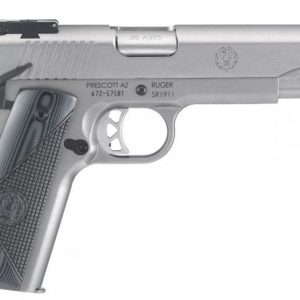 RUGER SR1911 TARGET STAINLESS .45 ACP 5-IN 9 ROUNDS