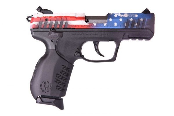 RUGER SR22 AMERICAN FLAG 22LR 3.5-INCH 10RDS BL AS
