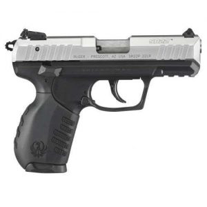 RUGER SR22 SILVER / BLACK .22LR 3.5-INCH 10RD ADJUSTABLE SIGHT