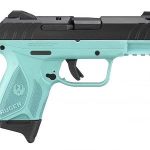 RUGER SECURITY-9 COMPACT BLACK / TURQUOISE 9MM 3.42" BARREL 10-ROUNDS
