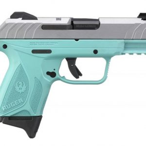 RUGER SECURITY-9 COMPACT STAINLESS / TURQUOISE 9MM 3.42" BARREL 10-ROUNDS