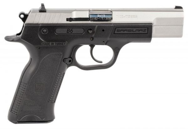 SAR USA B6 STAINLESS 9MM 4.5" BARREL 10-ROUNDS