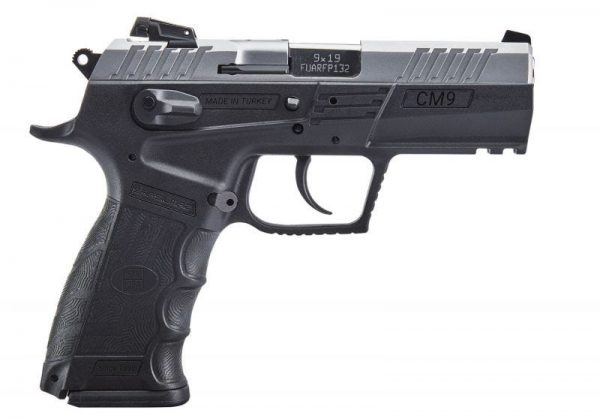 SAR USA CM9 STAINLESS / BLACK 9MM 3.8" BARREL 10-ROUNDS