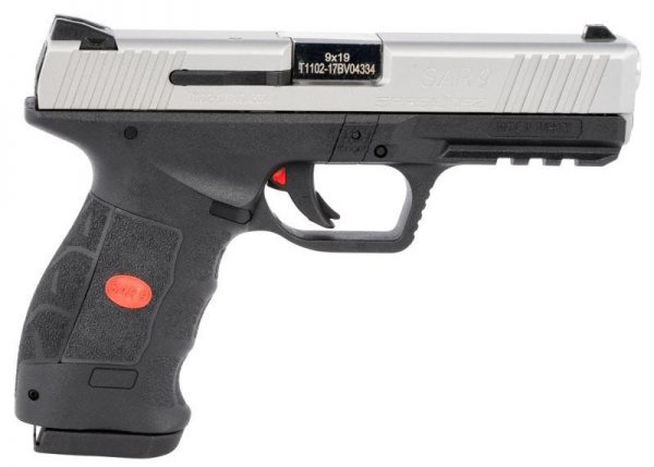 SAR USA SAR9 STAINLESS 9MM 4.4" BARREL 10-ROUNDS
