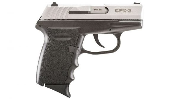 SCCY CPX-3 PISTOL STAINLESS BI-TONE .380 ACP 2.96" 10 RD 3-DOT CONTRAST SIGHTS