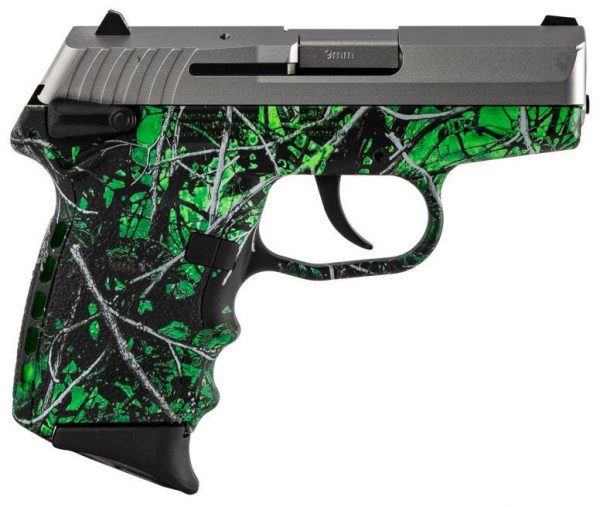 SCCY CPX-1 CARBON MOONSHINE TOXIC CAMO / STAINLESS 9MM 3.1" BARREL 10-ROUNDS