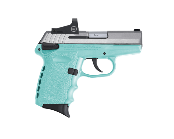 SCCY CPX-1 RD ROBIN'S EGG BLUE / STAINLESS 9MM 3.1" BARREL 10-ROUNDS