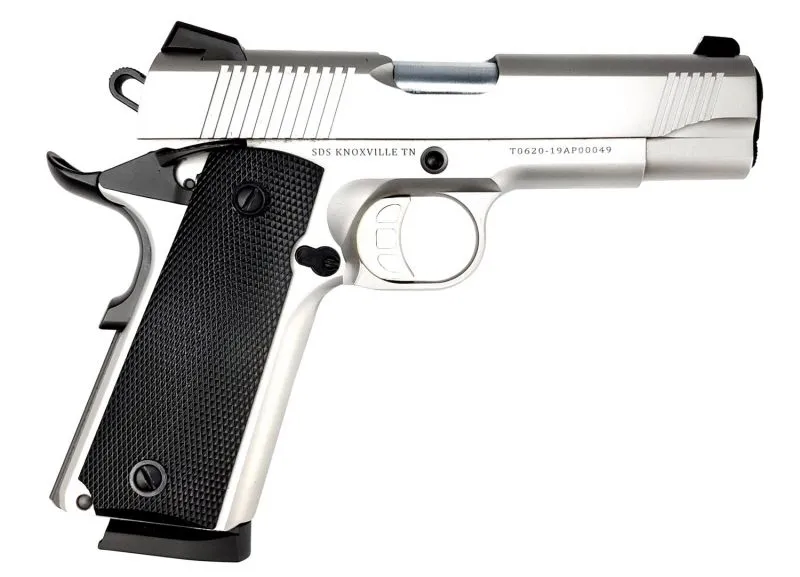 SDS IMPORTS 1911 CARRY STAINLESS .45 ACP 4.25" BARREL 8-ROUNDS