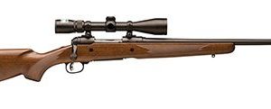 SAVAGE 10/110 TROPHY HUNTER XP BOLT ACTION RIFLE COMBO WALNUT 243 WIN 22 INCH 4 RD WITH NIKON 3-9X40 SCOPE