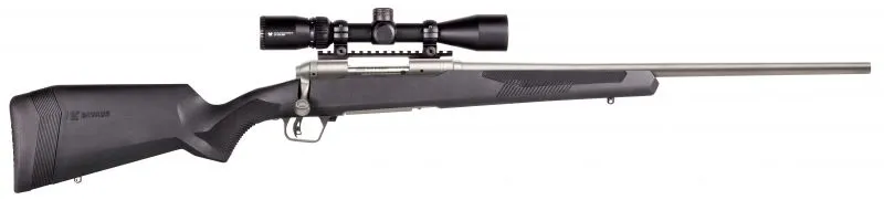 SAVAGE 110 APEX STORM XP STAINLESS .338 WIN 24-INCH 3RDS WITH SCOPE