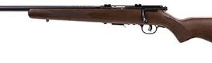SAVAGE 93R17 GLV WOOD/BLACK .17 HMR 21-INCH 5RD LEFT HANDED