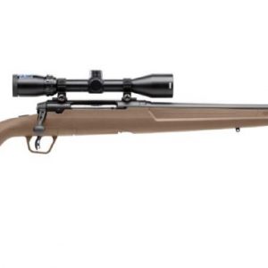 SAVAGE AXIS II XP 308WIN FDE 22-INCH PKG 3-9X40 BUSHNELL SCOPE 4RDS