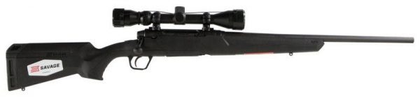 SAVAGE AXIS XP COMPACT BLACK .243 WIN 20" BARREL 4-ROUNDS 3-9X40MM SCOPE
