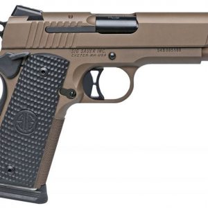 SIG SAUER 1911 FASTBACK EMPEROR SCORPION CARRY FLAT DARK EARTH .45 ACP 4.2-INCH 8RDS SIGLITE NIGHT SIGHTS