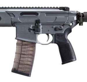 SIG SAUER MCX VIRTUS PISTOL GRAY .300 AAC BLACKOUT 9-INCH 30RDS FOLDING ARM BRACE