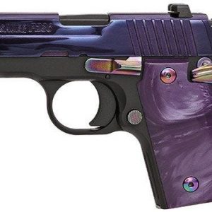 SIG SAUER P238 PSP PURPLE / BLACK .380 ACP 2.7-INCH 6RDS SIGLITE NIGHT SIGHTS