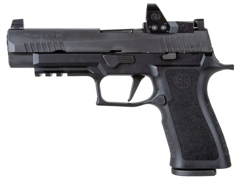 SIG SAUER P320 FULL SIZE WITH ROMEO1 PRO AND XRAY 3 SUPPRESSOR SIGHTS 9MM 4.7" 17-ROUNDS