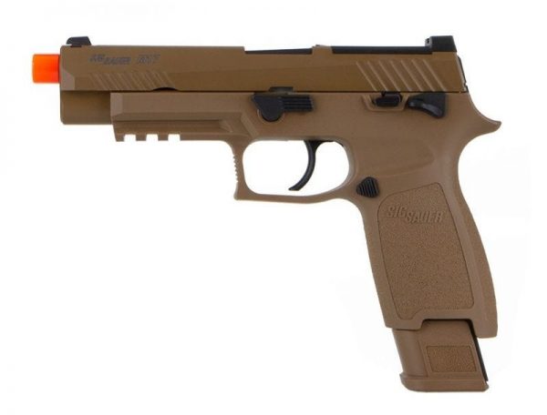 Sig Sauer Proforce M17 Airsoft Pistol Flat Dark Earth 6mm 21-Rounds Green Gas Powered