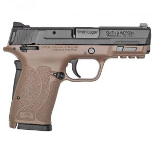 SMITH AND WESSON M&P9 SHIELD EZ FLAT DARK EARTH / BLACK 9MM 3.6" BARREL 8-ROUNDS