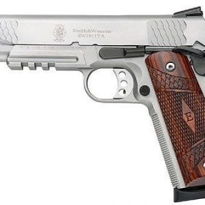 SMITH AND WESSON 1911 TA STAINLESS .45 ACP 5-INCH 8RDS NIGHT SIGHTS