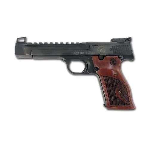 SMITH AND WESSON 41OR 5.5-INCH 22LR BL HB WD GRIPS