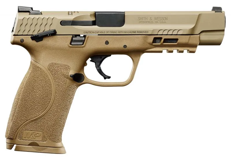 SMITH & WESSON M&P9 M2.0 9MM 5" BARREL 17 RDS FLAT DARK EARTH