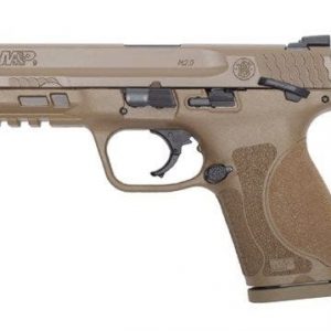 SMITH AND WESSON M&P9 M2.0 COMPACT 9MM 4" BARREL 15 RDS STEEL WHITE DOT SIGHTS AMBI SAFETY FLAT DARK EARTH