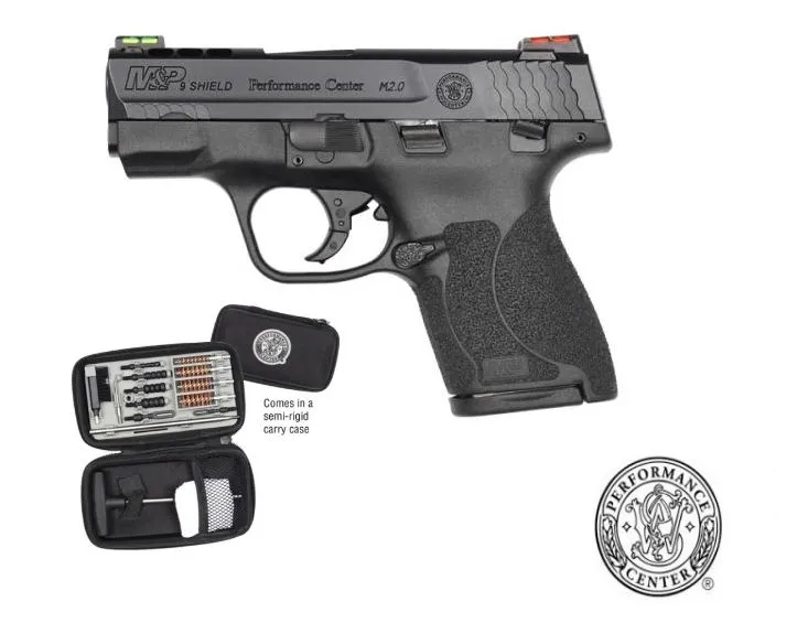 SMITH AND WESSON M&P9 SHIELD 2.0 HIVIZ SIGHTS 9MM 3.1-INCH 8RDS MANUAL SAFETY