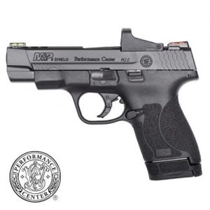 SMITH AND WESSON M&P9 SHIELD M2.0 PORTED BARREL 9MM 4-INCH 8RDS W/ RED DOT