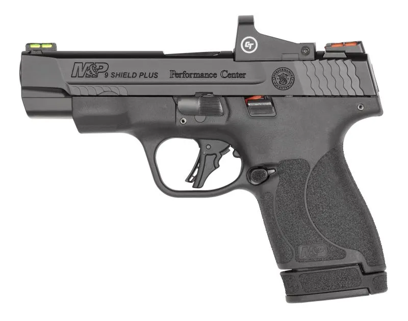 SMITH AND WESSON M&P9 SHIELD PLUS PERFORMANCE CENTER 9MM 4" BARREL 13-ROUNDS CRIMSON TRACE RED DOT SIGHT