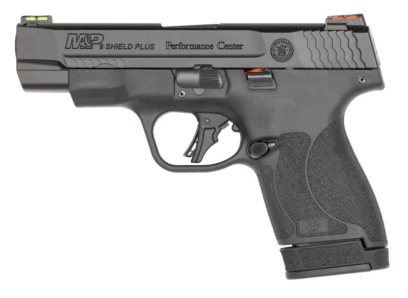 SMITH AND WESSON M&P9 SHIELD PLUS PERFORMANCE CENTER 9MM 4" BARREL 13-ROUNDS NO THUMB SAFETY
