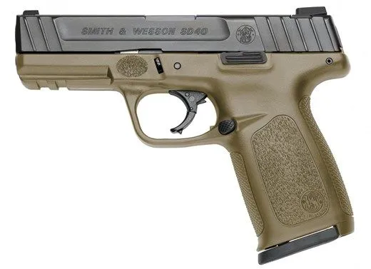 SMITH AND WESSON SD40 DARK EARTH .40 SW 4" BARREL 14-ROUNDS