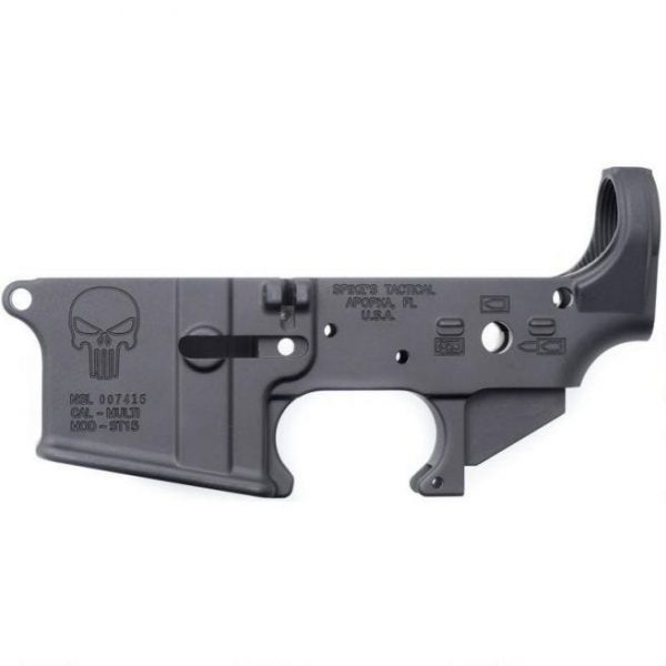 Spikes Tactical Punisher Stripped Lower Receiver Black 5.56 / .223 Rem