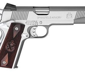 SPRINGFIELD 1911 LOADED STAINLESS STEEL .45ACP 5-INCH 7RD CA MODEL